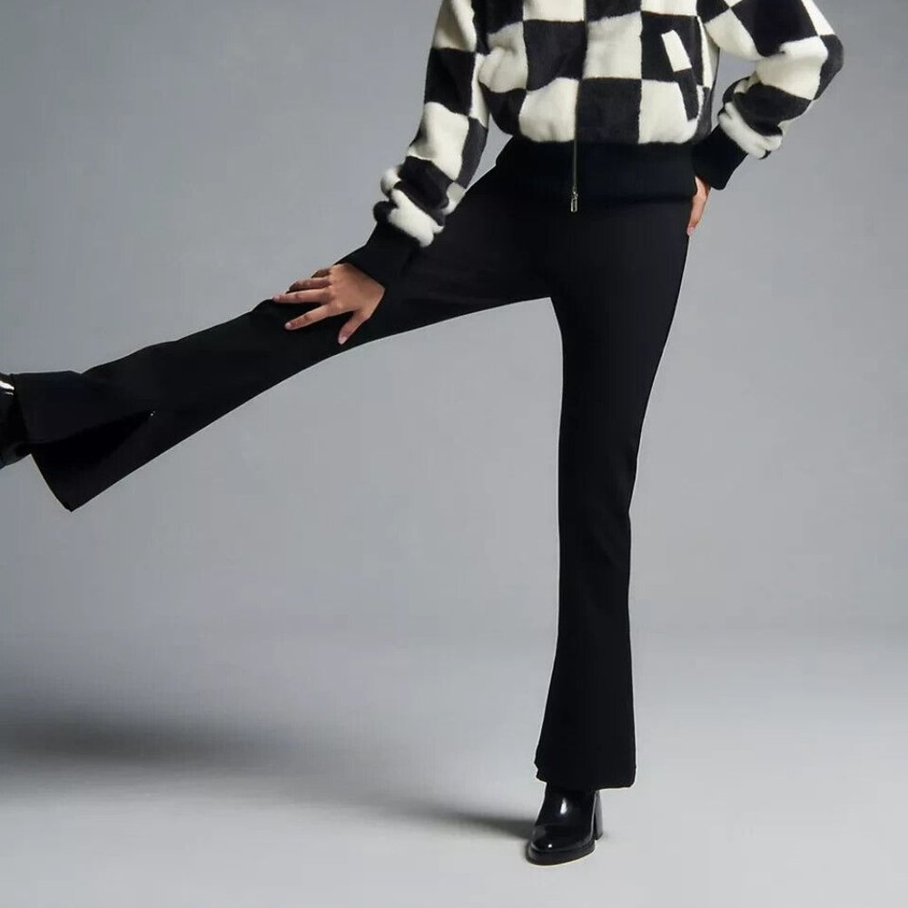 Anthropologie Black Flare Pants